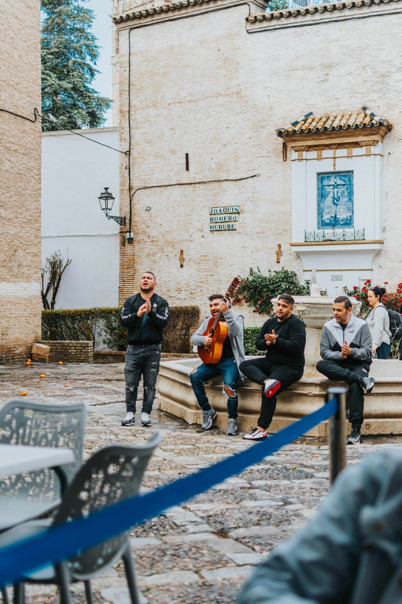 flamenco op straat in andalusië
